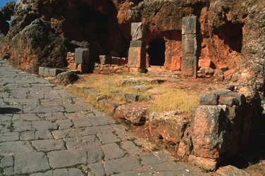 View of the Cardo and the Temple of Mithras